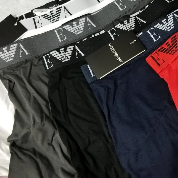 💋5 for $49 • NWOT EMPORIO ARMANI COTTON BOXER BRIEFS - Picture 7 of 7